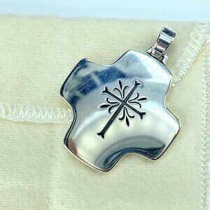 JR9307 James Avery Reversible Bible Verse Cross Pendant "Trust in the LORD"